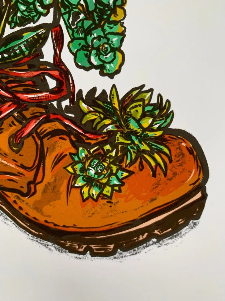 Planter Boot Art Print