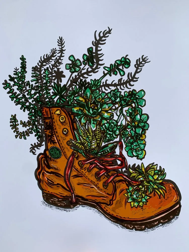 Planter Boot Art Print