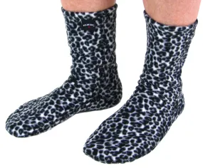 Polar Feet Fleece Socks - Snow Leopard