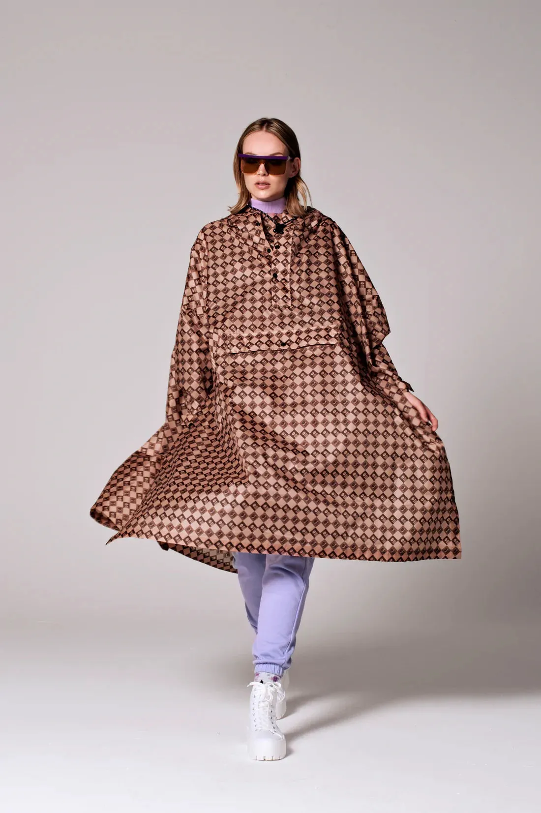 RAIN PONCHO (DAMIER) - RAINKISS