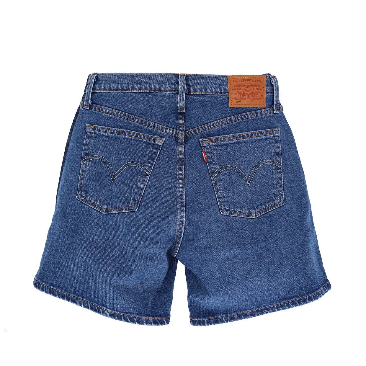 Shorts Donna Levi's 501 Original Mid Thigh Dark Indigo