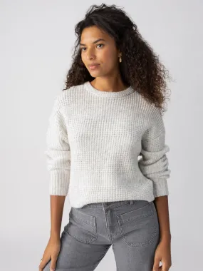 Snow Bunny Sweater Chalk Heather