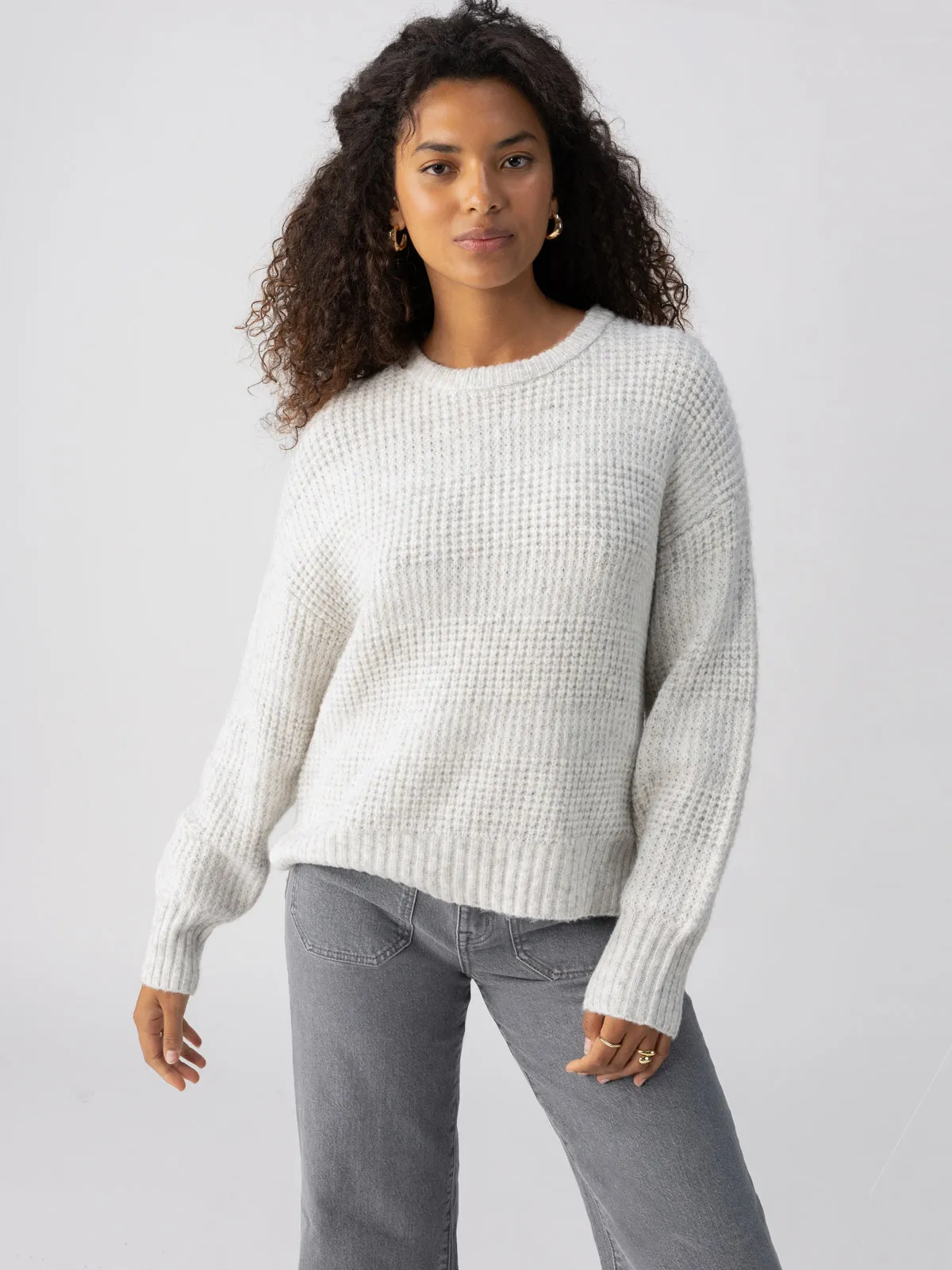 Snow Bunny Sweater Chalk Heather