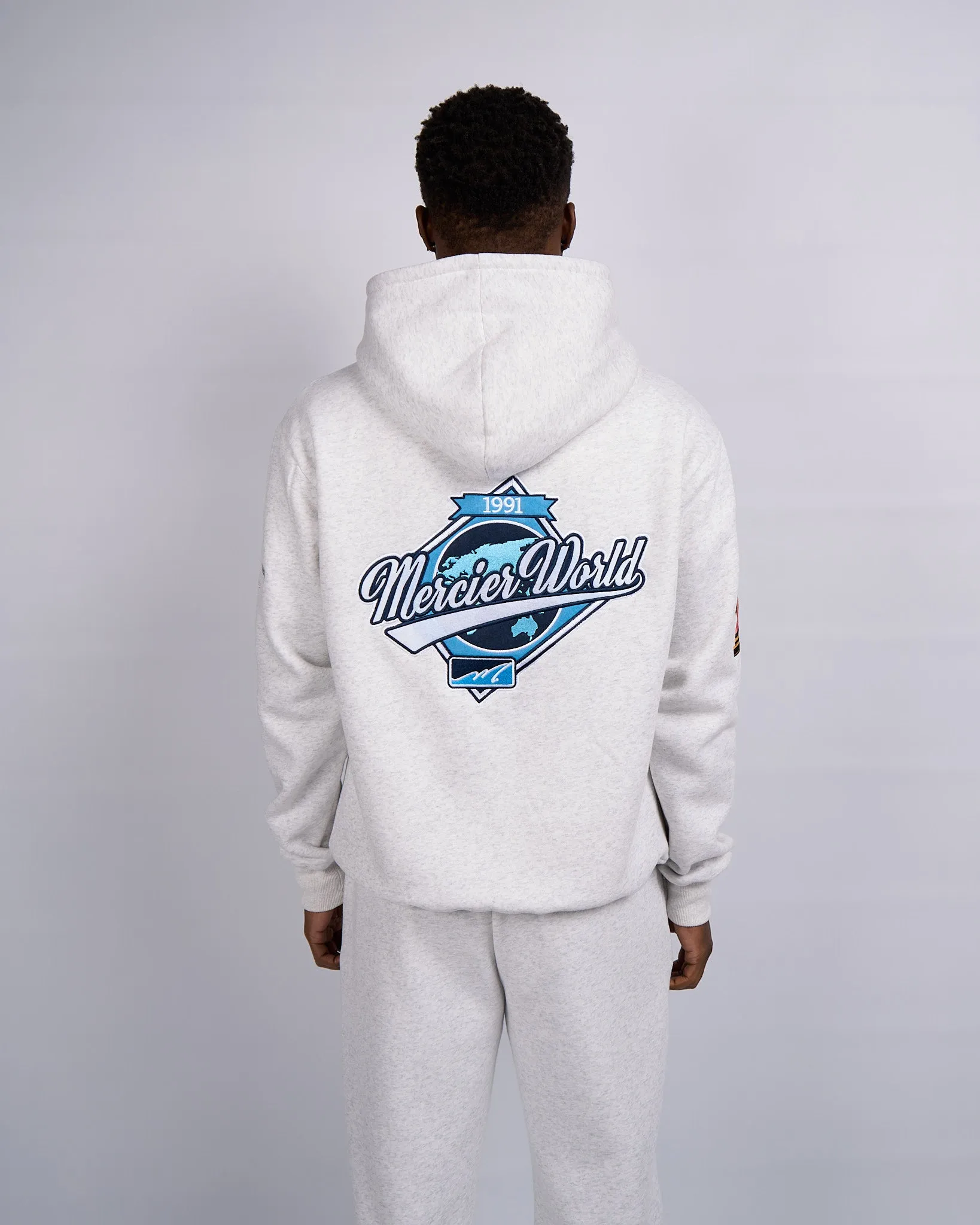 Snow Marl Mercier Rodman Hoodie