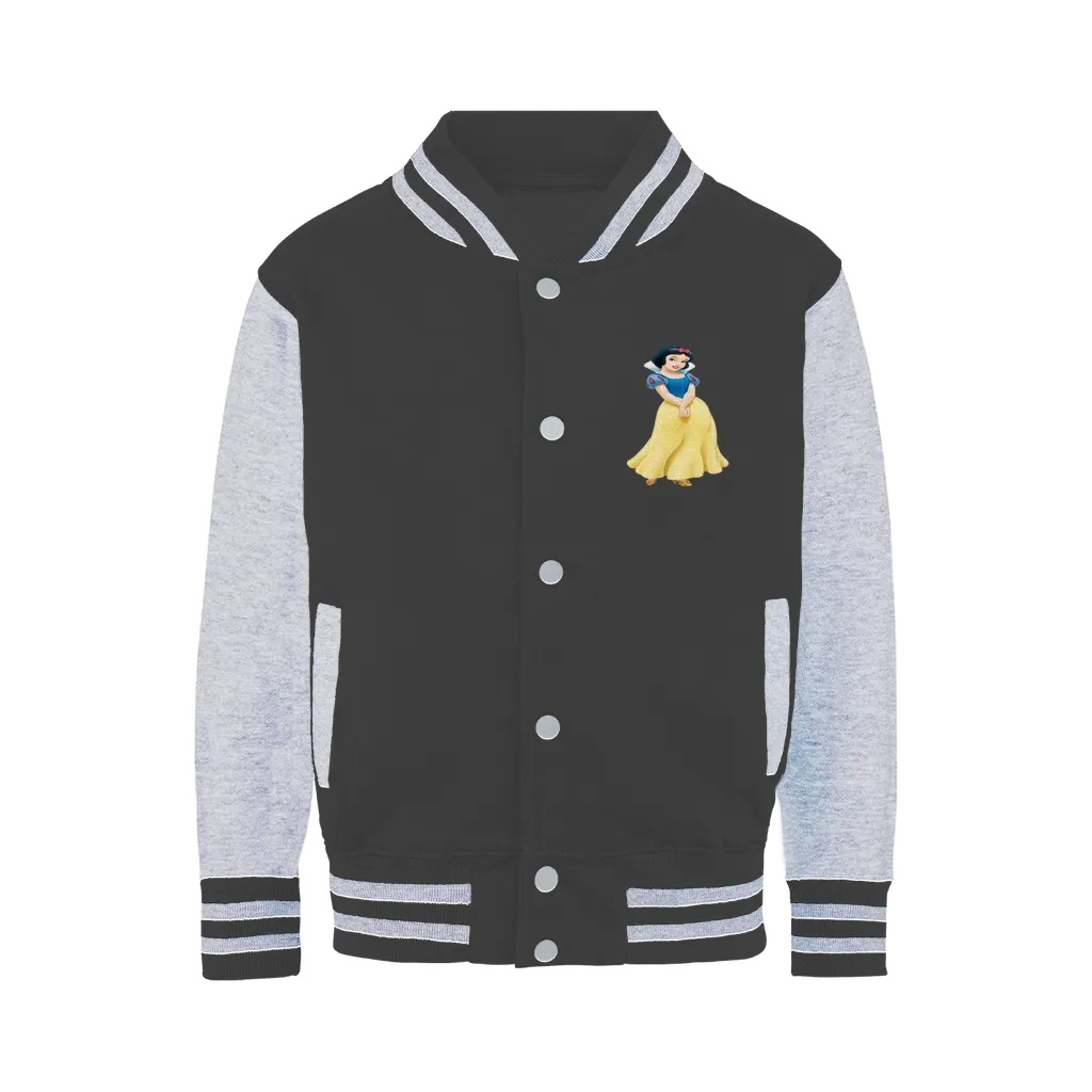 snow white Varsity Jacket