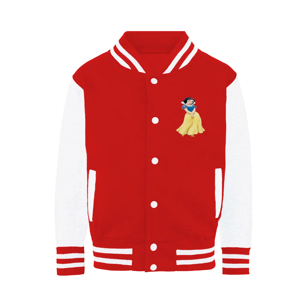 snow white Varsity Jacket