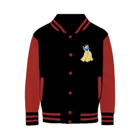 snow white Varsity Jacket