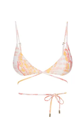 St. Martin Top - Sunset Tie Dye