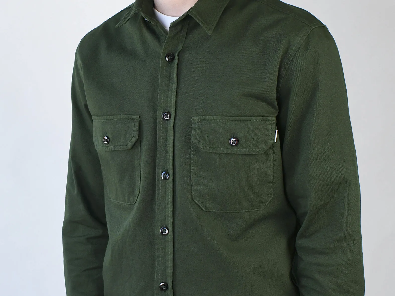 THE SMITH. WORK SHIRT. ARMY