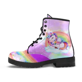 Unicorn Vegan Leather Boots